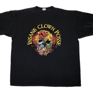 Insane Clown Posse ICP Joker Cards T Shirt 2XL Black Dark Carnival Juggalo